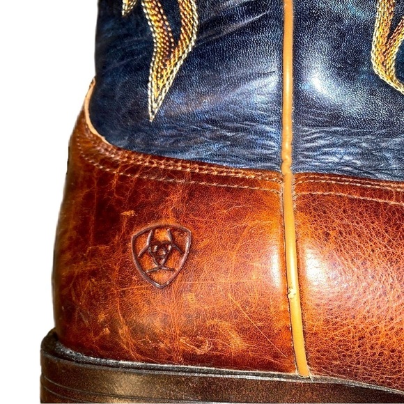 Ariat 12D Plano Western Boots Lightweight Square Toe - Picture 9 of 9